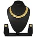 Meenaz Gold Copper Necklace Set For Women RS.359.00