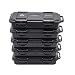 Produktbild RovyVon RX10 Aufbewahrungsbox, Handgröße, stoßfest, EDC Werkzeug-Organizer, 120 ml, 17,8 x 7,6 x 3,8 cm, 1 Stück (schwarz), Weihnachtsgeschenk-Idee