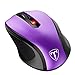 Produktbild VicTsing Mini Schnurlos Maus Wireless Mouse 2.4G 2400 DPI 6 Tasten Optische Mäuse mit USB Nano Empfänger Für PC Laptop iMac Macbook Microsoft Pro, Office Home- Lila