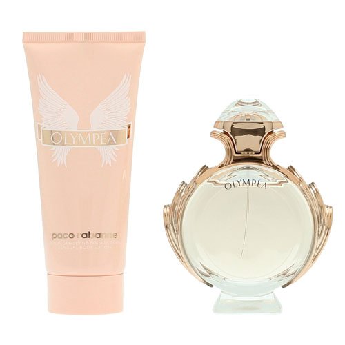 Paco Rabanne Olympea Set for Women contains Eau de Parfum 50 ml and Bodylotion 100 ml