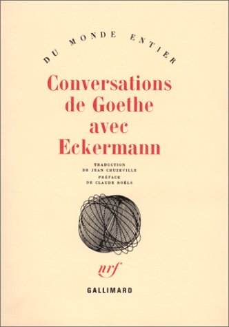 couverture de : Conversations de Goethe avec Eckermann