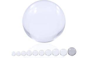 Juggle Dream Balle de Contact Acrylique Transparente (120 mm) - Balles de Performance de Manipulation de Jonglerie