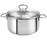 Kopf 124726 Cocotte Merkur, Ø 24 cm, Hauteur de 11,5 cm, 4 litres, INOX