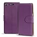 Produktbild Conie Handyhülle für Sony Xperia XZ1 - Bookstyle- Klapp- Serie, Etui aus PU Leder, Xperia XZ1 Booklet Flip Hülle Lila