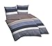 Produktbild Castell 0303874 Biber Bettwäsche-Set, 4 tlg., nach Öko-Tex Standard 100, 2x80x80 cm + 135x200 cm, blau