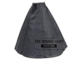 Leder Farbe: Schwarz Leder Schaltmanschette für Ford Mondeo MK3 vor Facelift 2001-2003