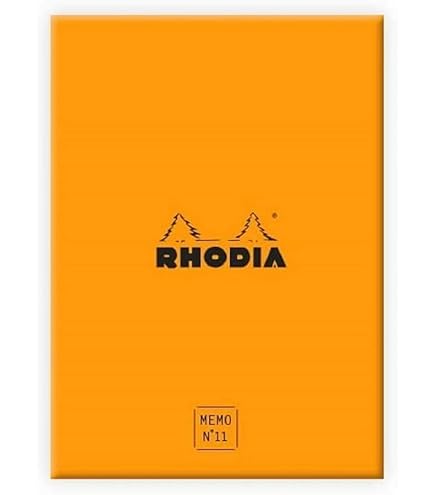 Rhodia 13200Amzc - Set Of 5 Stapled Notepads No. 13 Orange - A6 - Small - View #5