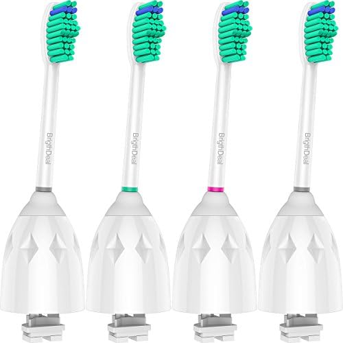BrightDeal Toothbrush Heads Replacement for Sonicare E Series HX7022,Fit Philips Sonicare Essence, Xtreme, Elite and Advance (4-pack)