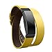 Produktbild Doppelte Tour PU Lederarmbänder Smartwatch Ersatzarmbänder Watch Band Strap Bracelet Kompatibel für Fitbit Inspire/Inspire HR,OverDose Boutique