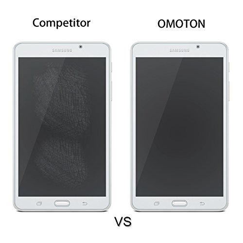 OMOTON Panzerglas Schutzfolie für Samsung Galaxy Tab A 7.0 mit [9H Härte] [Crystal Clear] [kratzresistent] [Bläschenfrei für Installation] - 6