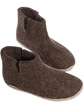 Glerups Filzpantoffel Model B braun