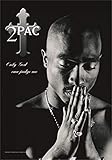 tupac poster Poliéster 2 Pac - Only God Can Judge Me Bandera