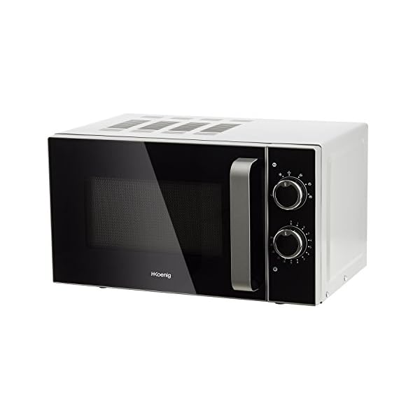 H.Koenig VIO4 Mikrowelle / 20 L / Drehteller 24,5 cm / 6 Garstufen / 700 W / Timer – Bild 3