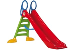 W'TOY bambini Grande scivolo in plastica, Rosso, Extra large, 07277