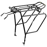 portaequipaje para bicicleta playera Duradero, ligero aluminio 760 g. Plus permite Ibera bolsas para ser montado con Ibera alforjas