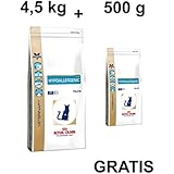 Royal Canin Hypoallergenic Katzenfutter 5kg - 4,5kg + 0,5kg GRATIS