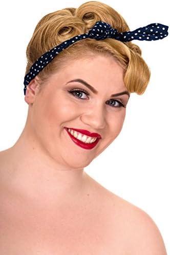 Banned Navy & White Misha Headband