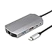 Price comparison product image PerGrate 9 in 1 USB 3.1 Type C Hub 4K HDMI Video HD RJ45 Ethernet SD TF Card Reader Charging Dock