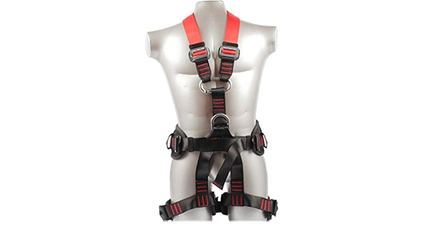 Fallschutz Set Luftarbeit Sicherheitsgurt Korper Outdoor Klettern Wandern Gurtel Feuer Rettungsgerate Versicherung Sicherheit Seil Set Safety Harnesses Amazon De Kuche Haushalt