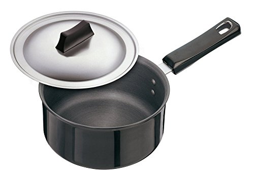 HAWKINS L91 Futura Hard Anodised Sauce Pan 2.25 Litre with Steel Lid Anodized_Aluminum, Gray