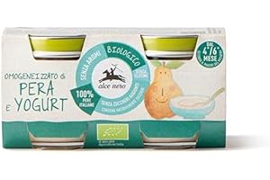 8 x 80GR OMOGENEIZZATI FRUTTA ALCE NERO - PRODOTTI BIOLOGICI - POSSIBILITA' ORDINE MISTO (PERA/YOGURT)