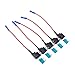 Produktbild XuBa 5 x Add-a-Circuit Mudium Auto Low Profile Blade Style Inline Sicherungshalter (mit 5 x 15 A Sicherung)
