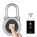 Produktbild Nicololfle Fingerprint Padlock Biometric Smart Lock Wasserdichte Keyless Entsperren Neue Generation Vorhängeschloss für Haustür, Rucksack, Koffer, Fahrrad, Fitnessstudio, Büro