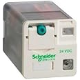 Schneider Electric Miniature Plug-in Relay - Zelio RXM - 4 C/O, LED, 230 V AC - 6 A with Lockable Test Button (RXM4AB2P7)