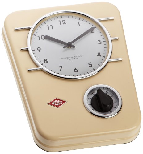 Wesco 322 401-23 Küchenuhr Classic Line mandel
