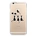 Produktbild licaso® iPhone TPU Hülle Disney Case transparent klare Schutzhülle Katzen Hülle aus Silikon iphone6 Tasche Cats Katzen Case (iPhone 6 4,7", 3 Katzen)