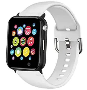 TechKing { December Special:10 Years Warranty } ZD-60 Bluetooth Smart Watch with SIM/Memory Card Slot & Camera Support Fitness Tracker for Men, Women for All Boys/Girls-White