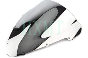 HXMT Parabrisas para motocicleta Honda CBR 600 CBR600 F4i 2001 2002 2003 2004 2005 2006 2007 2008 (plata)
