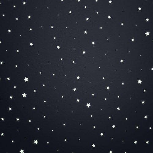 WANDfee® wall sticker 200 large glow in the dark stars ☆EXTRABRIGHT☆ luminous night sky adhesive fluorescent bedroom ceiling decoration