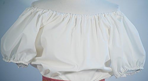 Villager-Pirate-Steampunk-Romantic-Ballet-Show-WHITE GYPSY BLOUSE AGE 11-12