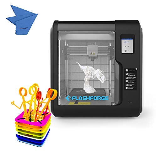 FlashForge Adventurer 3 Desktop 3D Printer Fully Enclosed with Touch Screen Support Cloud Wi-Fi Build Volume Aibecy 150 * 150 * 150mm for Home & School Use