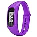 Produktbild Sportuhren,Pottoa Run Step Watch Armband Schrittzähler Kalorienzähler Digital LCD Walking Distance Bracelet Watch Fitness-Uhr Schlaftracker Kalorienzähler (Lila)