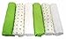 Muslinz Unisex Mix Baby Muslin Squares (Pack of 6, Green)