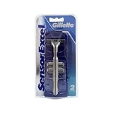 Gillette Sensor Excel Shaving Razor + 2 Cartridges