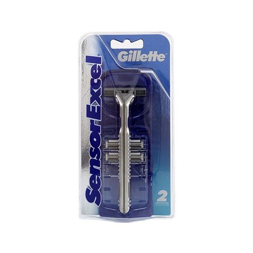 Gillette Sensor Excel Shaving Razor + 2 Cartridges