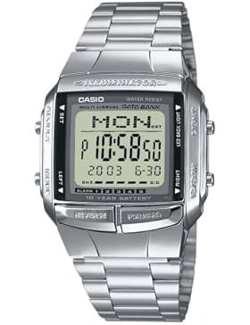 Casio Collection – Herren-Armbanduhr mit Digital-Display und Edelstahlarmband – DB-360N-1AEF