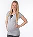 Rachel Sleepsuit / 2 in 1 Umstandsschlafanzug Sleep Shirt Shorts Pyjamas Sleepwear Nursing Pyjamas -  Grey - Medium