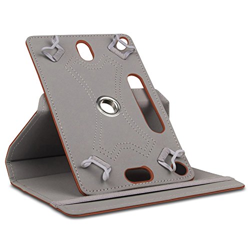 Universal Tablet Tasche mit Ständerfunktion Hülle für 10 – 10.1 Zoll Tablet von NA-Commerce Schutztasche Schutzhülle Stand Tasche Etui Cover Case hochwertige Leder-Optik Farbauswahl 360° drehbar, Farben:Braun - 5