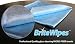 BriteWipes USA Imported - High Quality Multipurpose Super Absorbent Reusable Lint Free Cleaning Microfiber Cloth - 30 X 40 cm, Most Cleaning with Water Without Chemicals, Save Cleaning Time, Perfect for Home, Kitchen, Office, Shop to Clean & Polish - Glass, Mirror, Furniture, Stainless Steel, Chrome, Granite, Marble, Tap, Wood, Car, Bike, Electronics (Mobile, Computer etc) and any other Surfaces (1 Pcs) - Get Rs. 200 OFF RS.399.00