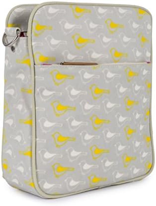 Pink Lining Out and About Mini Messenger Garden Birds Changing Bag