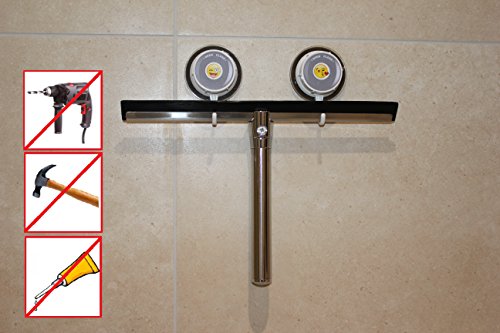 lemARTin Vacuum Haken 2er Set – Handtuch Haken, Garderoben Haken – Bis 5 KG- weiß/grau – vakuum Saughaken Badezimmer – Haken ohne bohren ohne Kleben – Hält Bombensicher - 6