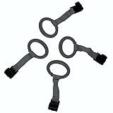 Spielstall Laufstall Reisebett mit Matratze (100×100 cm) + 4 Greiffringe - 3