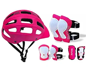 Jaspo Sturdy SX4 Adjustable Multisport Helmet with Protective Guards for Skateboarding, Skating, Cycling & Other Sports Age Group up to 4-10 Years for Kids ? Made in India