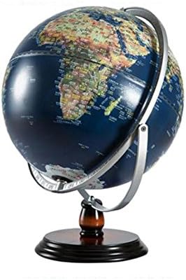 Illuminated World Globe, 2 in 1 Globe Earth Built in LED for Illuminated Night View, 360-degree rotation / desk ornaments - 32CM