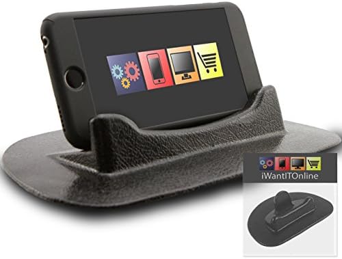 Sticky (NO GLUE) Mat Anti-Slip In Car Dashboard Desk Table Vertical / Horizontal Holder for Motorola Moto X - BLACK