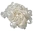 HAIR EXTENSION SCRUNCHIE PLATINUM BLONDE UP DO DOWN DO CURLY BUN ON ELASTIC